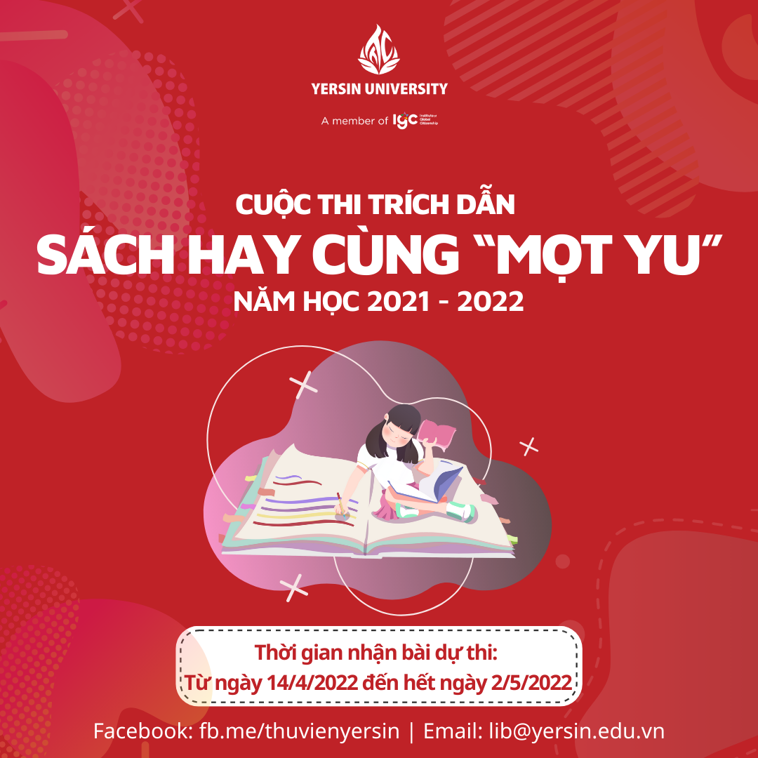 CUỘC THI TRÍCH DẪN SÁCH HAY CÙNG “MỌT YU”
                                        